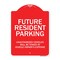 Signmission Unauthorized Vehicles Will Be Towed Heavy-Gauge Aluminum Architectural Sign, 24" x 18", RW-1824-9746 A-DES-RW-1824-9746 - alternate 1
